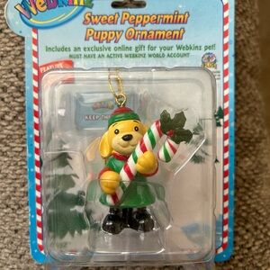 Webkinz Sweet Peppermint Puppy Ornament